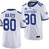 Kentucky Wildcats Brenden Bates Jersey #80 College Football Game 2023 White