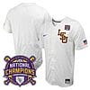 Lsu Tigers National Champions Jersey NCAA College Baseball Stitched White