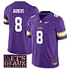 Lsu Tigers Malik Nabers Jersey #8 College Football Let's Geaux Patch Stitched Purple