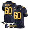 Michigan Wolverines Drake Nugent Jersey #60 Special College Football 2023 Stitched Navy