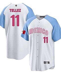 Mexico Baseball Rowdy Tellez Jersey #11 World Cool Base 2023 Stitched Alternate