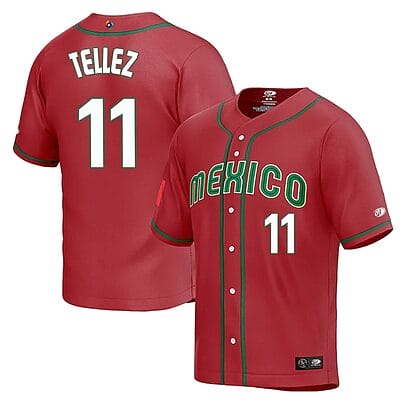 Mexico Baseball Rowdy Tellez Jersey #11 World Cool Base 2023 Stitched Classic