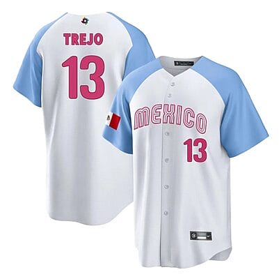 Mexico Baseball Alan Trejo Jersey #13 World Cool Base 2023 Stitched Alternate