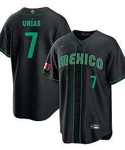 Mexico Baseball Julio Urías Jersey #7 World Cool Base 2023 Stitched Black