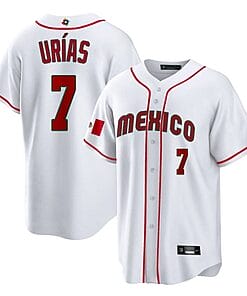 Mexico Baseball Julio Urías Jersey #7 World Cool Base 2023 Stitched White