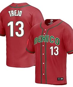 Mexico Baseball Alan Trejo Jersey #13 World Cool Base 2023 Stitched Classic
