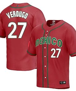 Mexico Baseball Alex Verdugo Jersey #27 World Cool Base 2023 Stitched Classic