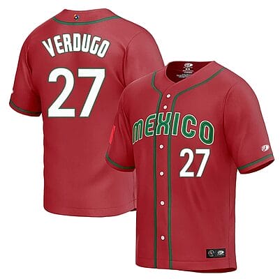 Mexico Baseball Alex Verdugo Jersey #27 World Cool Base 2023 Stitched Classic