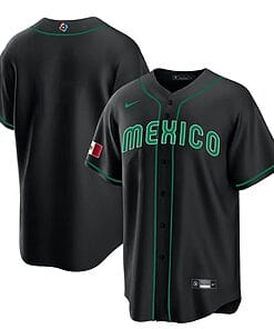 Mexico Baseball Jersey 2023 Team World Cool Base Stitched Black