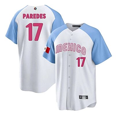 Mexico Baseball Isaac Paredes Jersey #17 World Cool Base 2023 Stitched Alternate