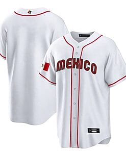 Mexico Baseball Jersey 2023 Team World Cool Base Stitched White