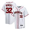 Mexico Baseball Joey Meneses Jersey #32 World Cool Base 2023 Stitched White