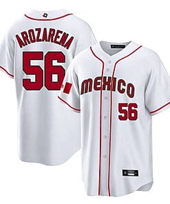 Mexico Baseball Arozarena Jersey #56 World Cool Base 2023 Stitched White