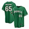 Mexico Baseball Gallegos Jersey #65 World Cool Base 2023 Stitched Green