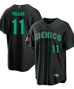Mexico Baseball Rowdy Tellez Jersey #11 World Cool Base 2023 Stitched Black