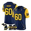 Michigan Wolverines Drake Nugent Jersey #60 Special College Football 2023 Stitched Maize Sleeves