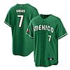 Mexico Baseball Julio Urías Jersey #7 World Cool Base 2023 Stitched Green