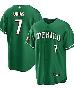 Mexico Baseball Julio Urías Jersey #7 World Cool Base 2023 Stitched Green