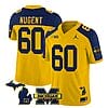 Michigan Wolverines Drake Nugent Jersey #60 Special College Football 2023 Stitched Maize Alternate