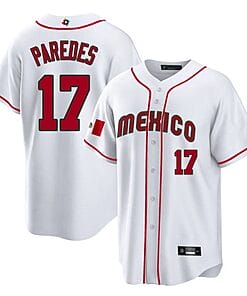 Mexico Baseball Isaac Paredes Jersey #17 World Cool Base 2023 Stitched White