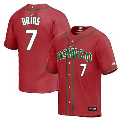 Mexico Baseball Julio Urías Jersey #7 World Cool Base 2023 Stitched Classic