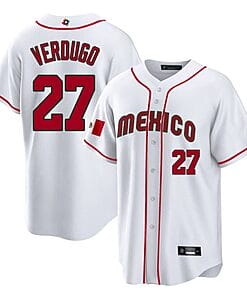 Mexico Baseball Alex Verdugo Jersey #27 World Cool Base 2023 Stitched White