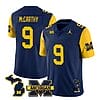 Michigan Wolverines JJ McCarthy Jersey Special #9 College Football 2023 Stitched Maize Sleeves