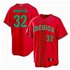 Mexico Baseball Joey Meneses Jersey #32 World Cool Base 2023 Stitched Red