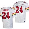 Maryland Terrapins Roman Hemby Jersey #24 College Football Game Throwback 2023 White
