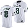 Michigan State Spartans Jalen Berger Jersey #8 College Football Game 2023 White