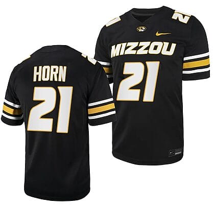 Missouri Tigers #21 Sam Horn Jersey NCAA College Football 2023 Black
