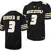 Missouri Tigers #3 Luther Burden Jersey NCAA College Football 2023 Black