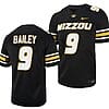 Missouri Tigers #9 Chad Bailey Jersey NCAA College Football 2023 Black