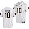 Notre Dame Fighting Irish #10 Sam Hartman Jersey College Football White