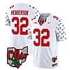 Ohio State Buckeyes Treveyon Henderson Jersey #32 College Football Stitched Alternate 2023 White Limited