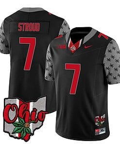 Ohio State Buckeyes CJ Stroud Jersey #7 College Football Stitched Alternate 2023 Black