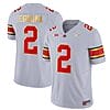 Ohio State Buckeyes Emeka Egbuka Jersey #2 College Football Stitched Gold Trim