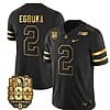 Ohio State Buckeyes Emeka Egbuka Jersey #2 College Football Stitched Black Gold
