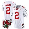 Ohio State Buckeyes Emeka Egbuka Jersey #2 College Football Stitched Alternate 2023 White Limited