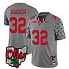 Ohio State Buckeyes Treveyon Henderson Jersey #32 College Football Stitched Alternate 2023 Gray