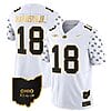 Ohio State Buckeyes Marvin Harrison Jr Jersey #18 College Football Stitched Alternate White Gold