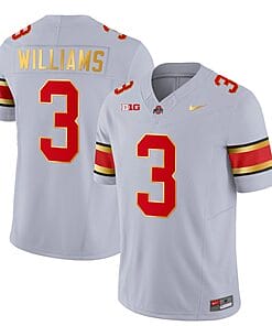 Ohio State Buckeyes Miyan Williams Jersey #3 College Football Stitched Gold Trim