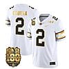 Ohio State Buckeyes Emeka Egbuka Jersey #2 College Football Stitched White Gold