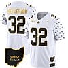 Ohio State Buckeyes Treveyon Henderson Jersey #32 College Football Stitched Alternate White Gold