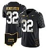 Ohio State Buckeyes Treveyon Henderson Jersey #32 College Football Stitched Alternate Black Limited
