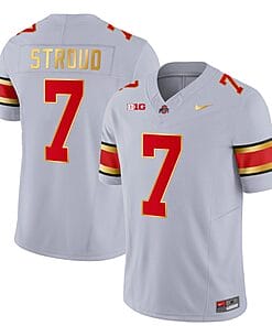 Ohio State Buckeyes CJ Stroud Jersey #2 College Football Stitched Gold Trim