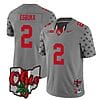 Ohio State Buckeyes Emeka Egbuka Jersey #2 College Football Stitched Alternate 2023 Gray