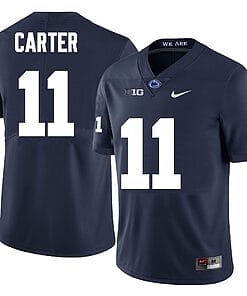 Penn State Abdul Carter Jersey #11 College Football Game Navy With Name