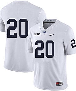 Penn State Adisa Isaac Jersey #20 College Football Game White No Name