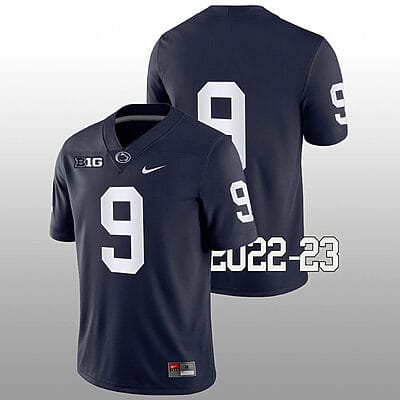 Penn State Beau Pribula Jersey #9 College Football Game Navy No Name